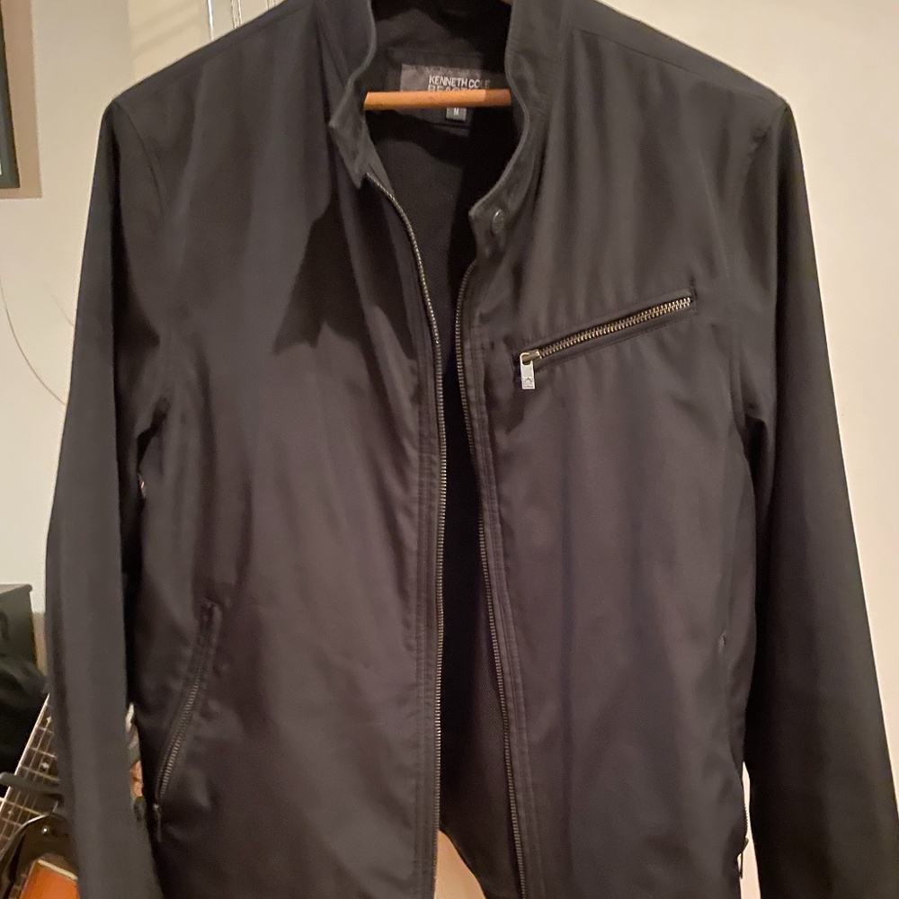 Kenneth Cole Reaction Moto Jacket Medium black